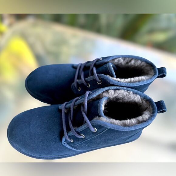 🔥 UGG Winter Snow Neumel Chukka Shearling Boots Shoes Size 12 EU 45 - Picture 5 of 12